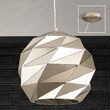 Lustra moderna aurie 1xE27/60W, Origami HL 6-1644/1 Gold Orion